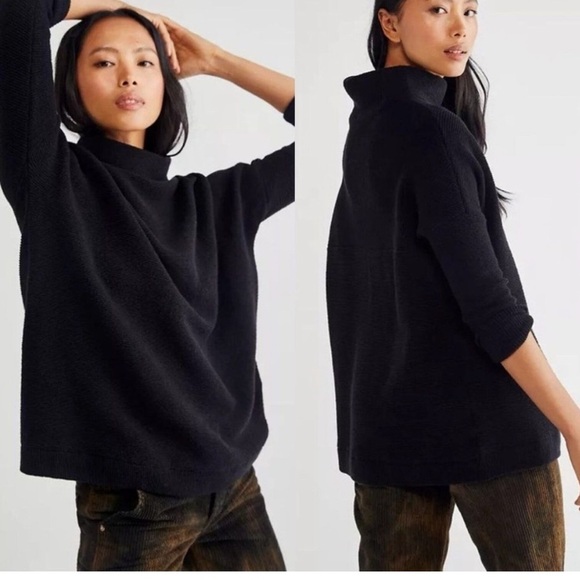 Free People Ottoman Slouchy Oversized Tunic/Sweater - Picture 5 of 6